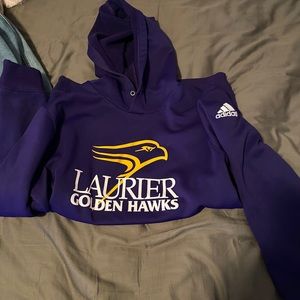 L Men’s Wilfrid Laurier Adidas Hoodie